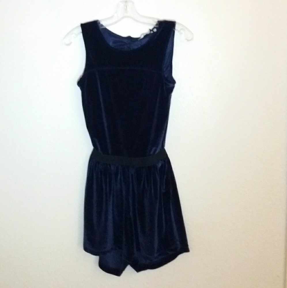 FINAL ClearOut! Stradivarius Velvet Romper NEW